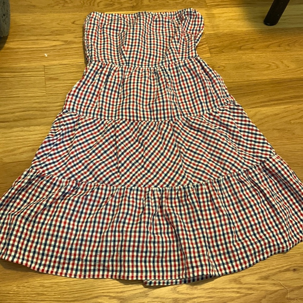 Red White and Blue Dress (Straps are optional)